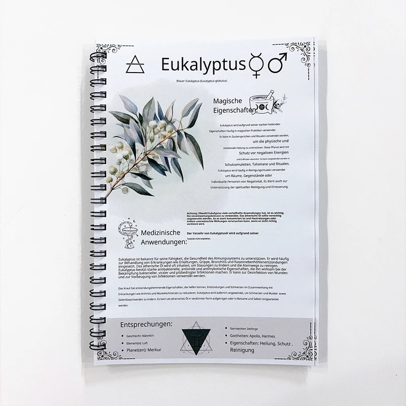 Carnet à spirale Der Kräuter-H - Health Wellness Journal avis et prix