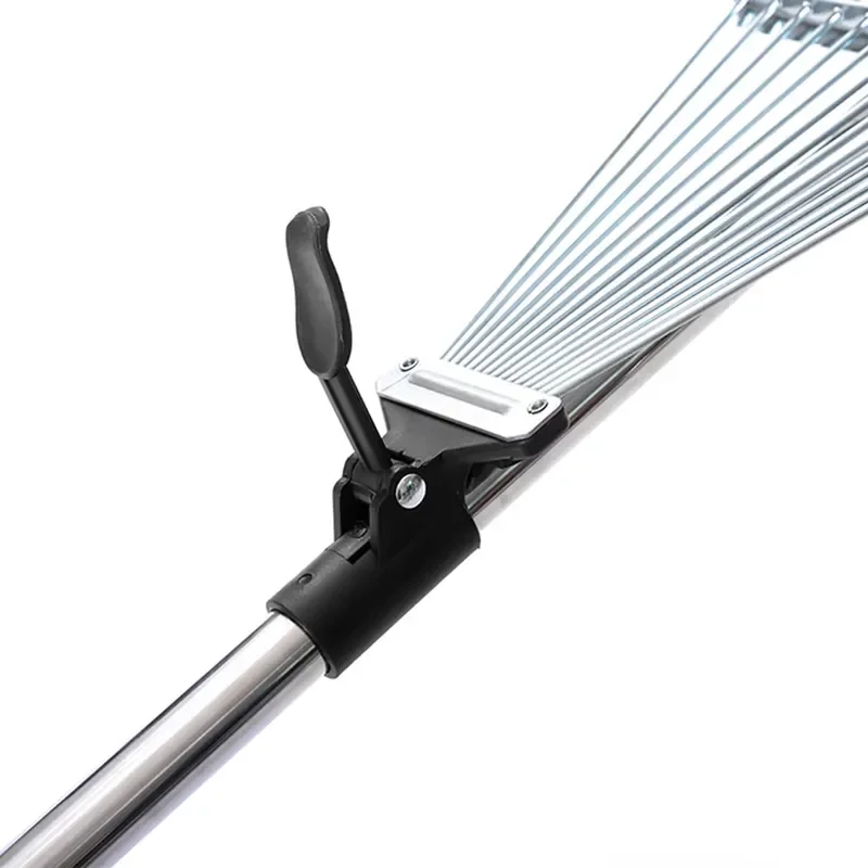 Factory Wholesale 9 Teeth 15 Teeth Stainless Steel Adjustable Retractable Garden Rake