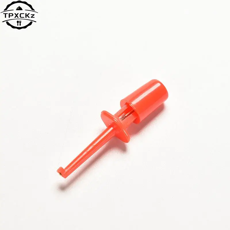10 Pcs Test Hooks Clips for Logic Analyzers Single Hook Clip Mini Grabber Test Probe for SMD IC Multimeter 5 Colors