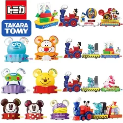 Takara Tomy Tomica Disney Parade Series Mickey Mouse Toy Story Pooh Bear Alloy Mini Car Model Toy Children's Christmas Gift