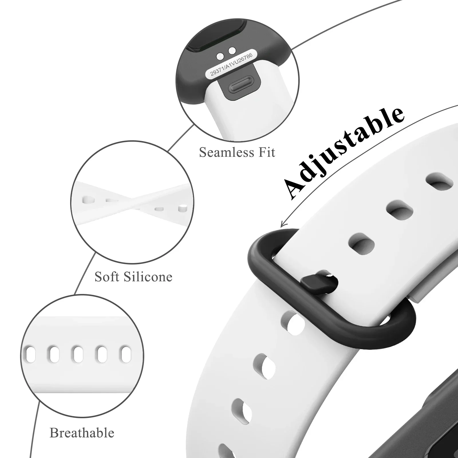 Smartwatch Strap for Xiaomi Mi Watch Lite/Redmi W Lite Band Bracelet for Xiaomi Mi Watch 2 Lite/Redmi Watch 2 Lite Wristband