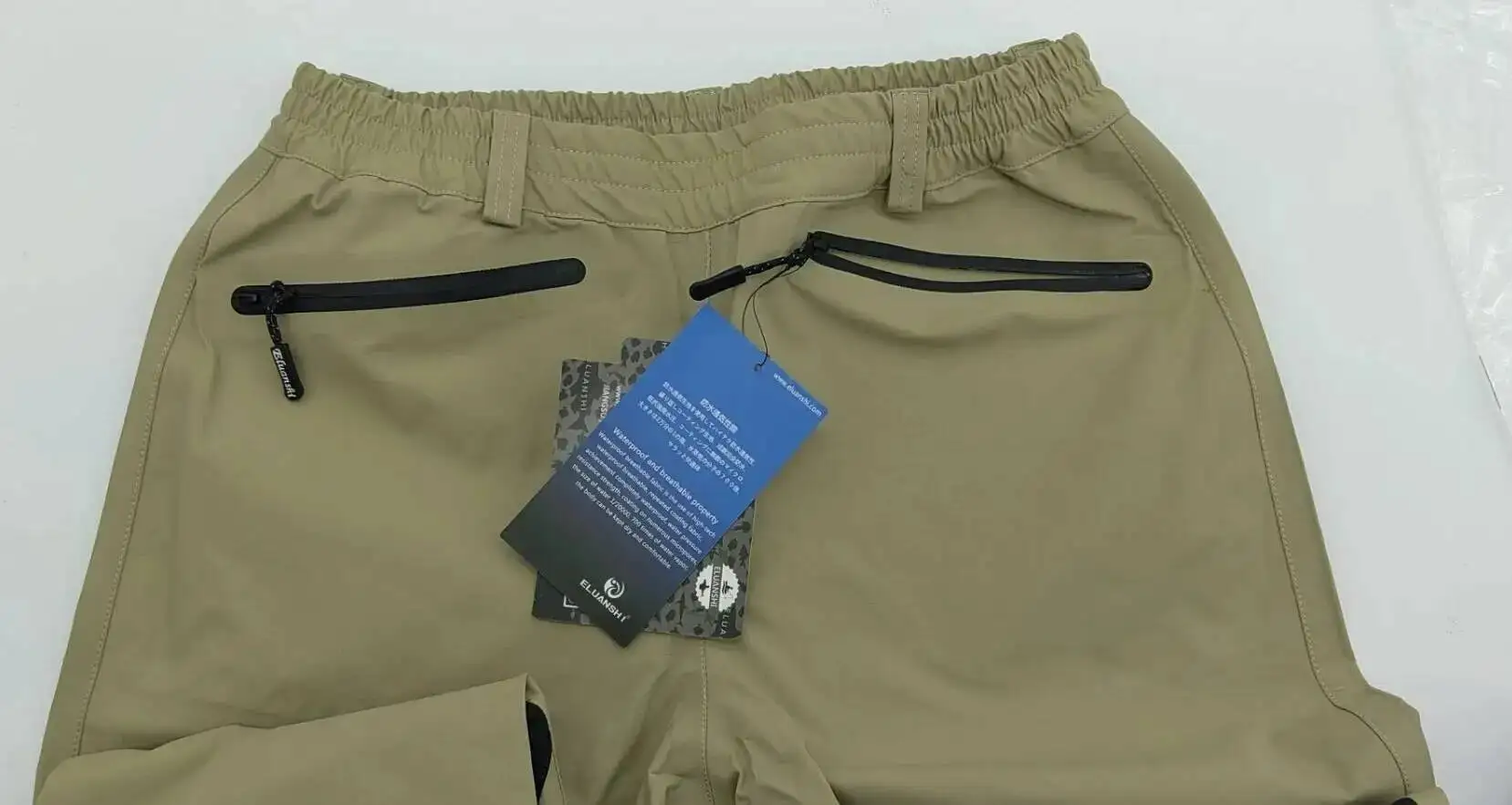 ELUANSHI Fliegenfischer-Wathose mit Flachem Bund, Strapazierfähige Wathose mit Strumpffuß – Detail 12