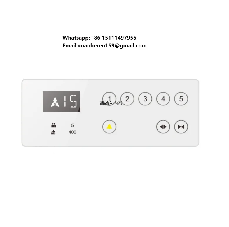 

Modern Elevator Accessories, White Glass COP Panels, Scratch-resistant Glass Suitable for Residential Elevators