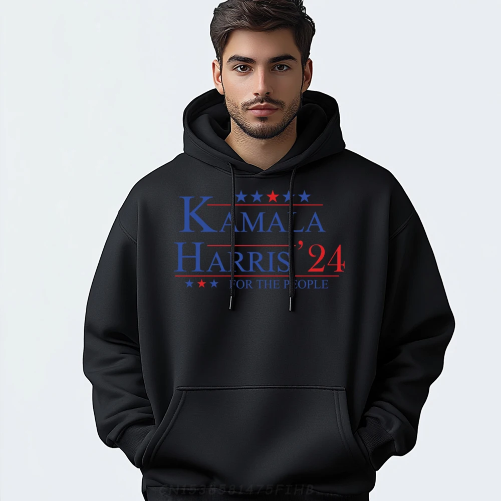 

Hoodies Kamala Harris 24 For The Autumn Special Slogan Long Sleeve Crew Neck Man Hoodies Slogan Hoodies