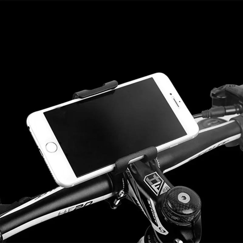 سبائك ألومنيوم مقاومة للصدمات 360 درجة ° حامل هاتف قابل للدوران للدراجات الجبلية والدراجات النارية الإلكترونية - ملحق متين لركوب الدراجات #2