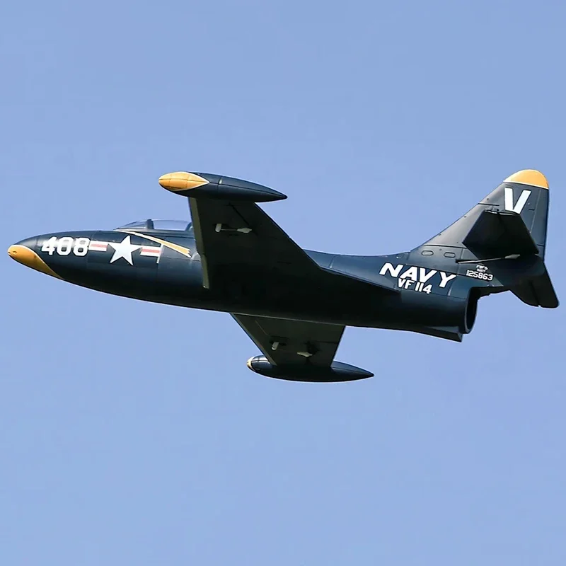 Freewing 64mm EDF Jet F9F Panther RC model plane Flight Line Remote Control Airplane Hobby Aircraft Foam Model Plane
