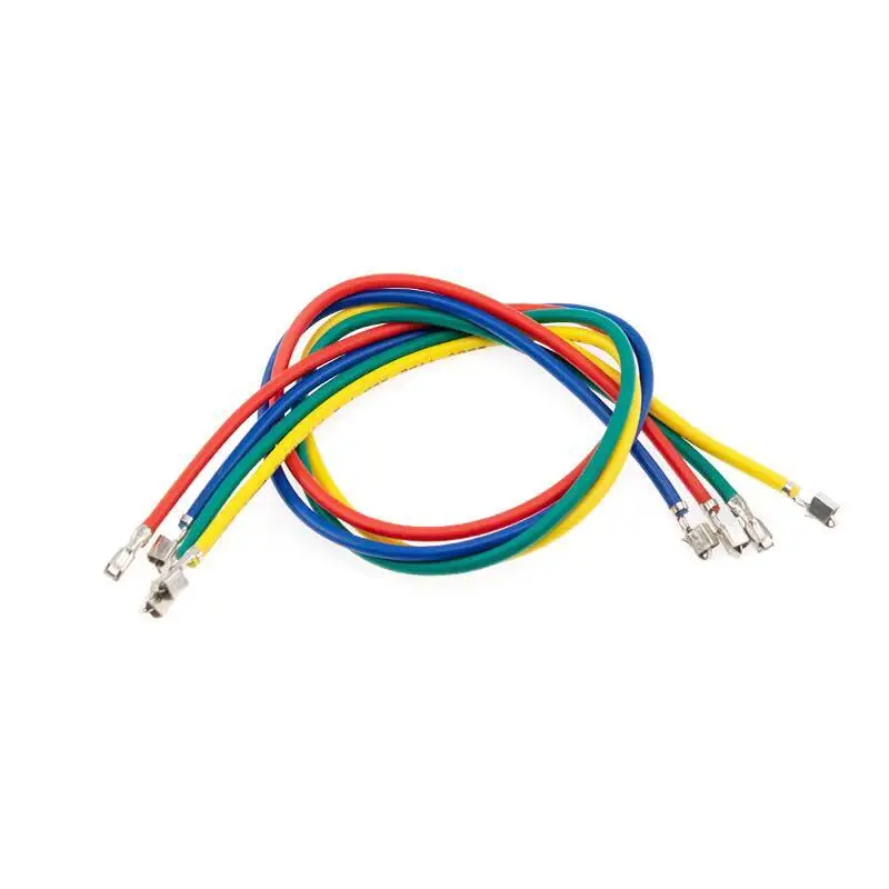 10 Stück VH3.96 Anschlusskabel Einzel- und Doppelkopf Abstand 3,96 mm Druckfederstück 22AWG Farbe Elektronische Verbindung Länge 30 cm – Detail 2