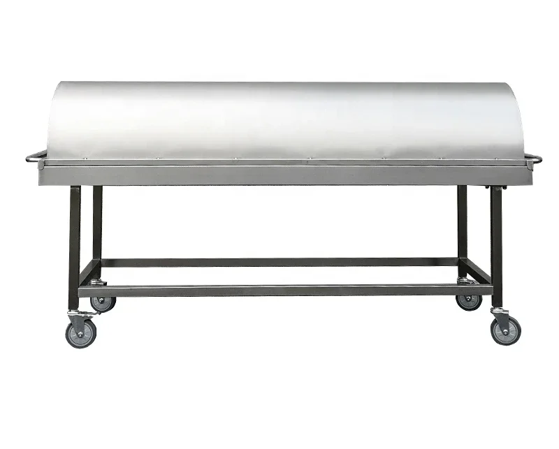 funeral  coffin  trolley with lifting systems with two gears