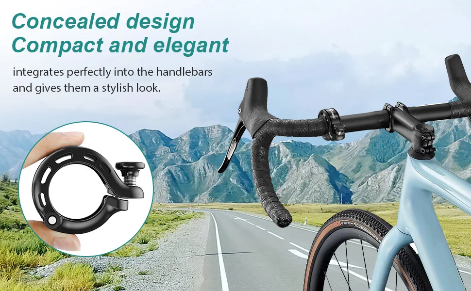 NEUE Fahrrad Glocke Ring Edelstahl MTB Radfahren Horn Fahrrad Glocke Lenker Knackigen Sound Horn Für Fahrrad Sicherheit Fahrrad Zubehör 2024 – Detail 4