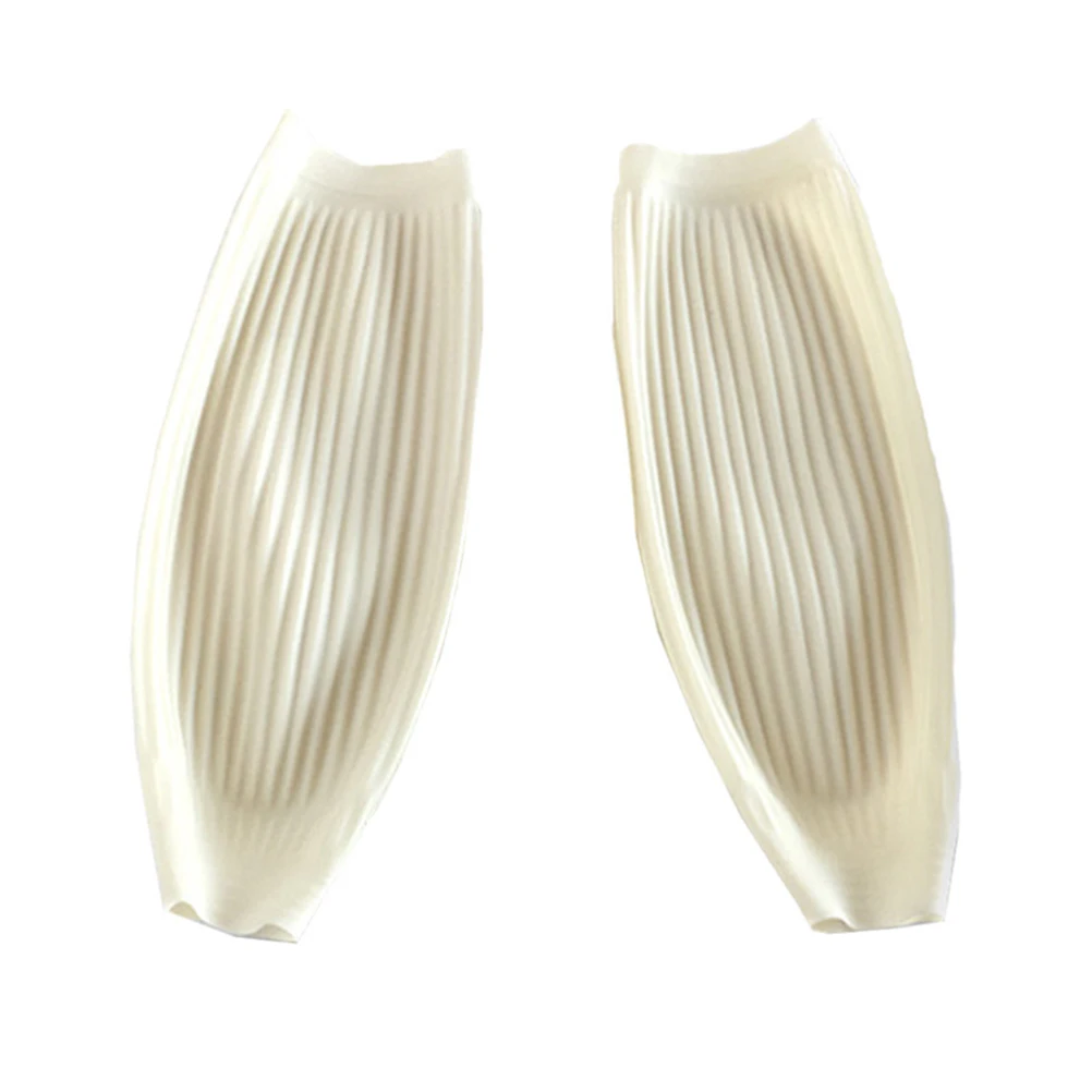 1 Pair Arm Sleeves 40Cm White Kitchen Cooking Protection Oilproof Cleaning Oilproof Arm Sleeves Lightweight Elastic Fit