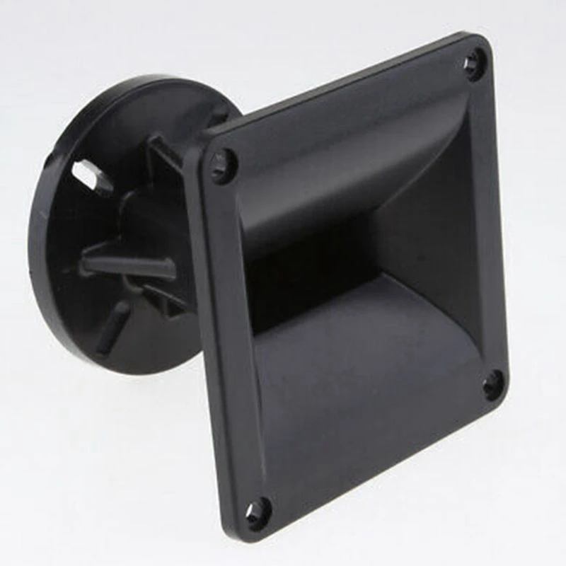 120X120MM Car Tweeter Horn Speaker Flat Mouth Tweeter Horn Speaker Base Stage Speaker Tweeter Connection Seat