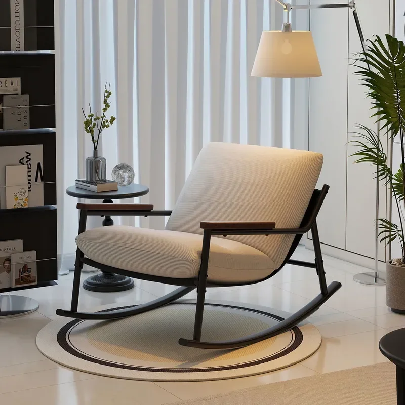 for Rocking Chair Adult Reclining Chair Home Leisure Lazy Sofa Balcony Lunch Break Internet Celebrity Happy Chair