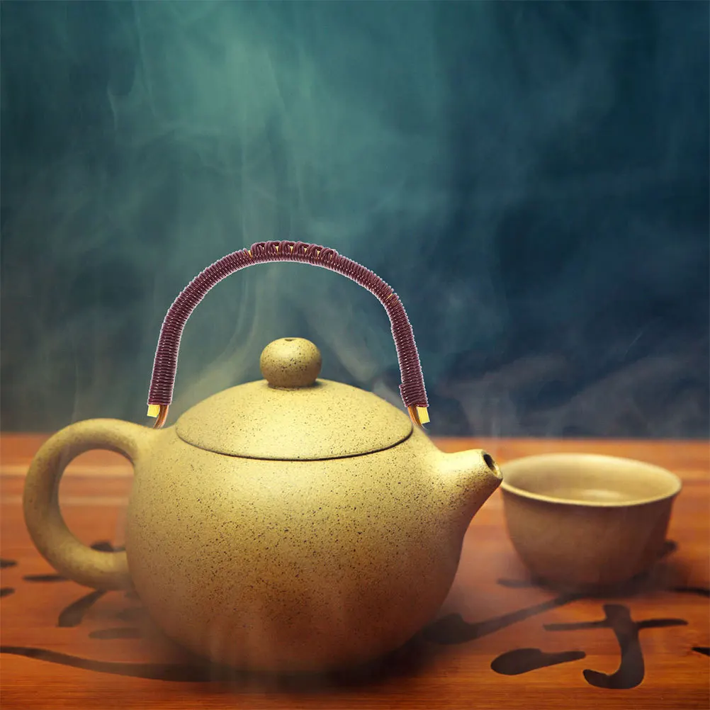 

2Pcs Practical Teapot Handle Replacement for Ceramic Pottery Tea Pots U Shape Chinese Kettle Grip Accessory Kettle Grip