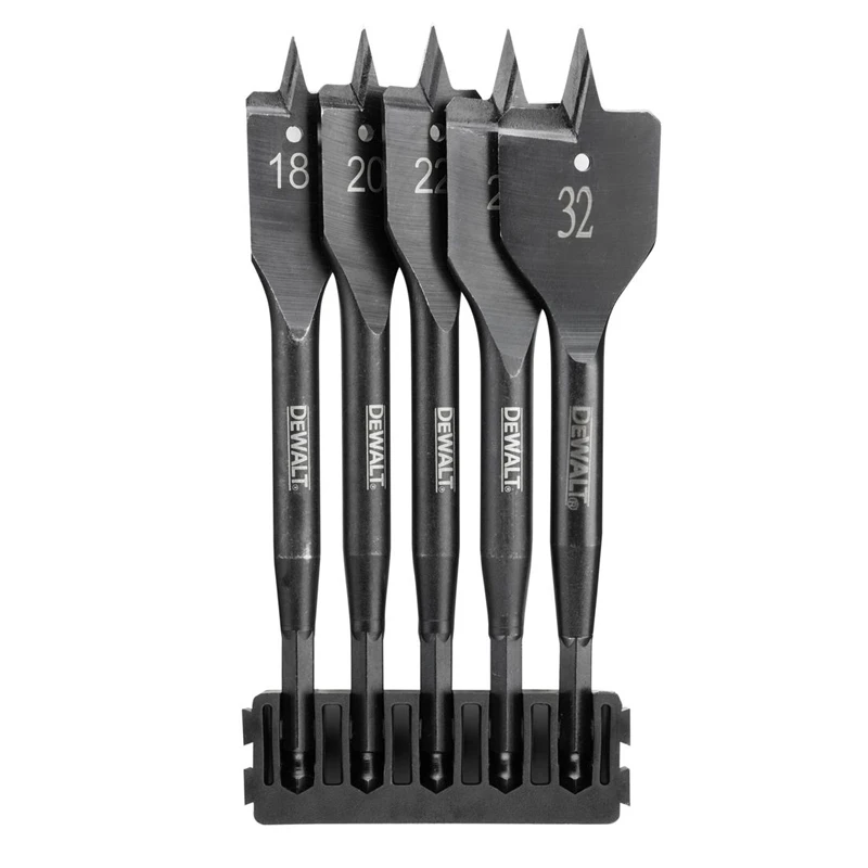 DEWALT DT70832-QZ Extreme Impact Speed Drill Bit Set 5-piece Carpentry Flatwood Mix Bar Power Tool Attachment