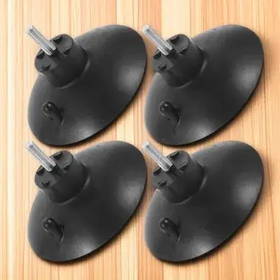 

Комплект из 4 противоскользящих наконечников для ножек туалетных стульев, винтовые опоры для мебели, регулируемые наконечники для стульев