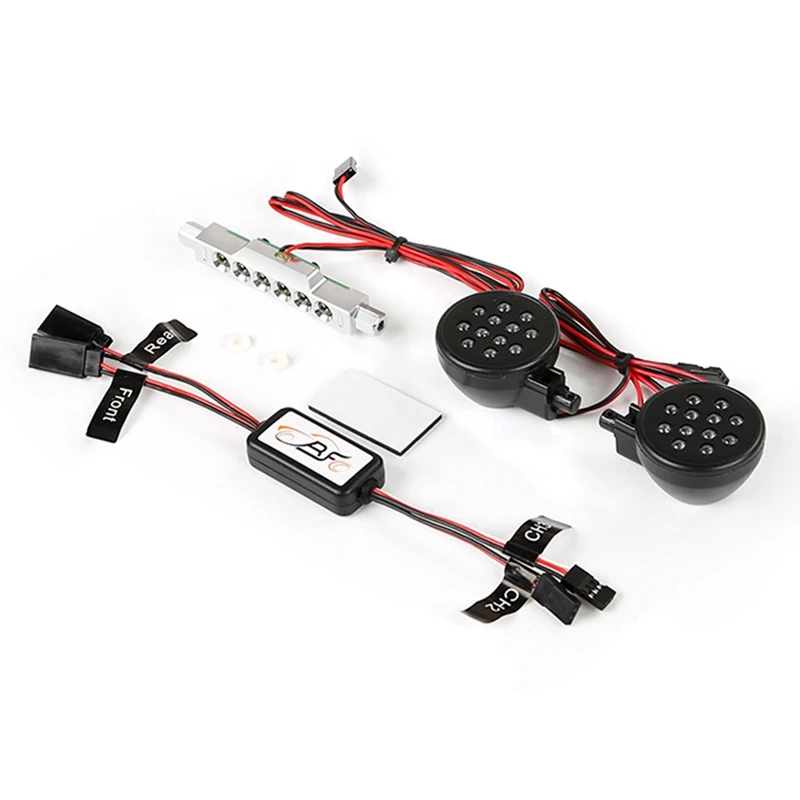 Front And Rear Light Lamp With Controller For Hpi Rovan Km Baja 5B 1/5 RC Car Upgrade Parts