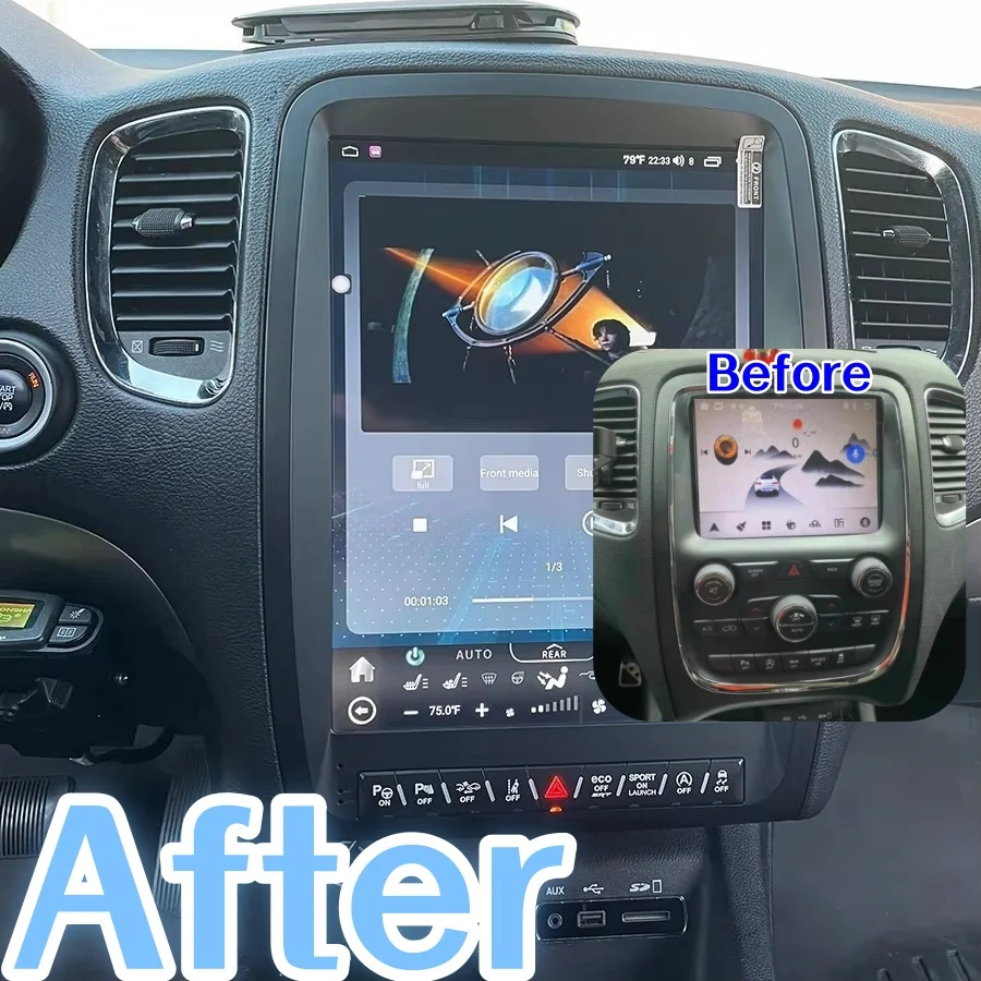 

13inch Android13.0 Screen Radio For Dodge Durango 2011-2020 GPS Carplay 2din Car Multimedia Video Player Stereo Navi Head Unit