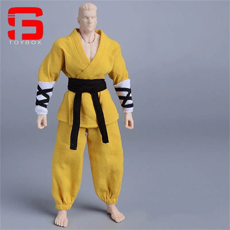 In Stock ATStory 1/12 Scale Male Soldier Martial Monk Fighting Clothes Model For 6 Inch Romankey Action Figure Body Dolls