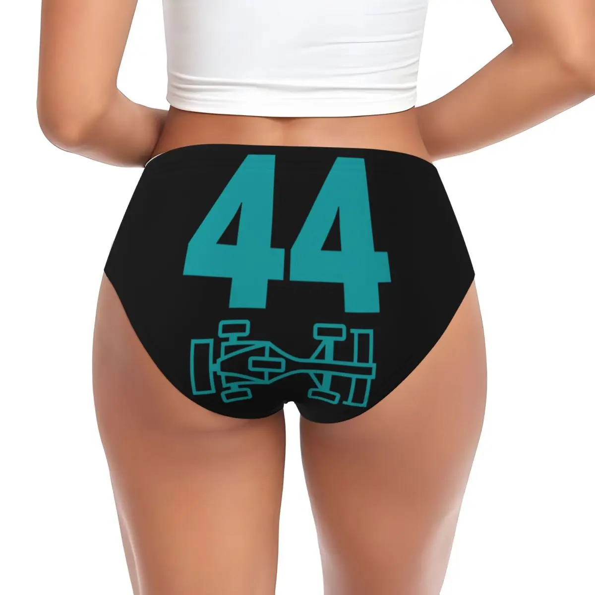 Custom Women Hamiltons 44 Sport Car Driver Racing Panties Underwear Female Stretch Briefs Underpants