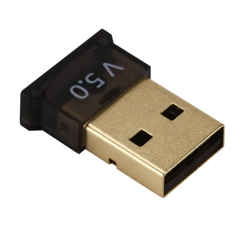 Usb2.0 Bluetooth Adapter Computer Bluetooth Receiver Transmitter Plug and Play Dual-mode Transmission V5.0 Technology