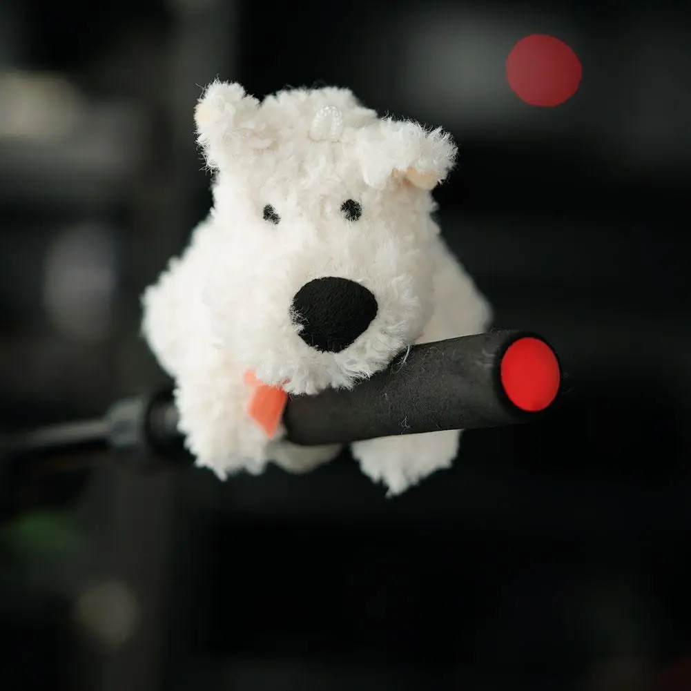 Decorazione della frizione della bambola della peluche del cucciolo, decorazione dell'interruttore degli indicatori di direzione del tergicristallo dell'auto, accessori interni dell'auto della bambola del tergicristallo dell'auto del cane kawaii