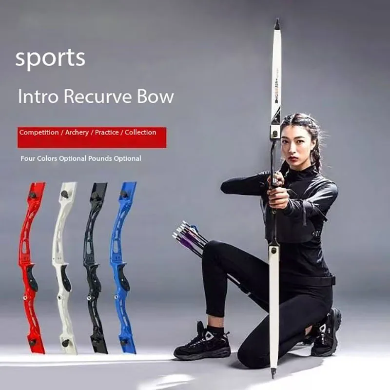 

Recurve bow 66 inch competitive practice bow beginner archery training introduction adult archery competition