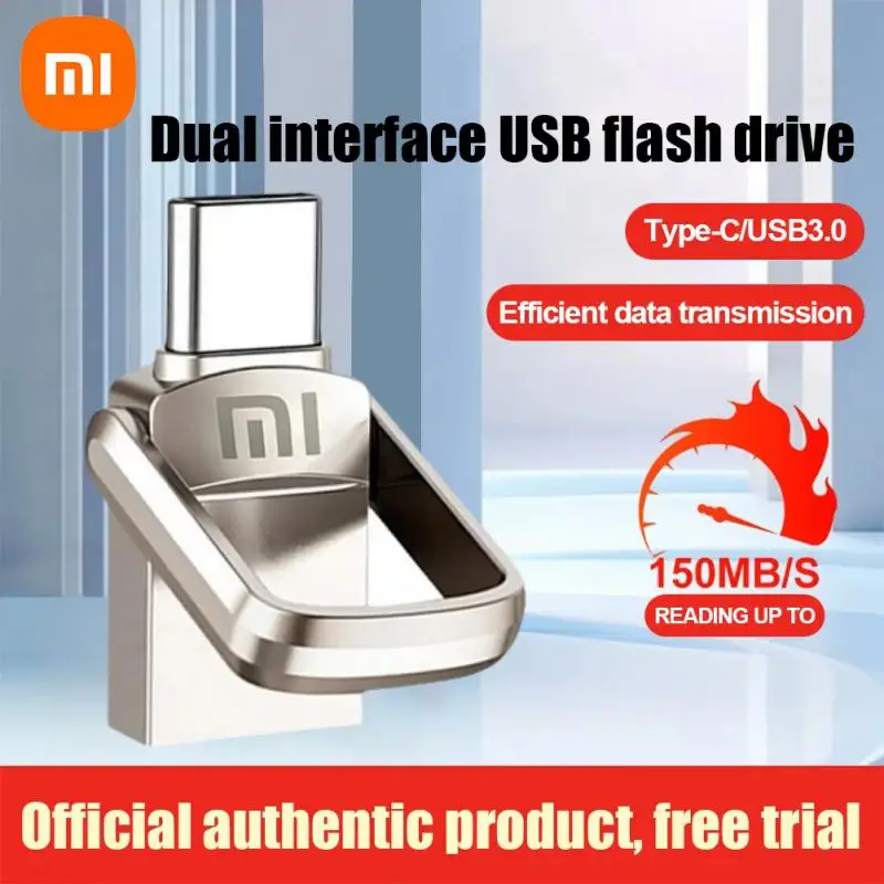 Xiaomi 2TB 1TB Usb Memory USB 3.0 Flash Drive 512G Type C Flash Pen Drive 128G Pendrive KeyChain Flash Memory Stick For Phone PC