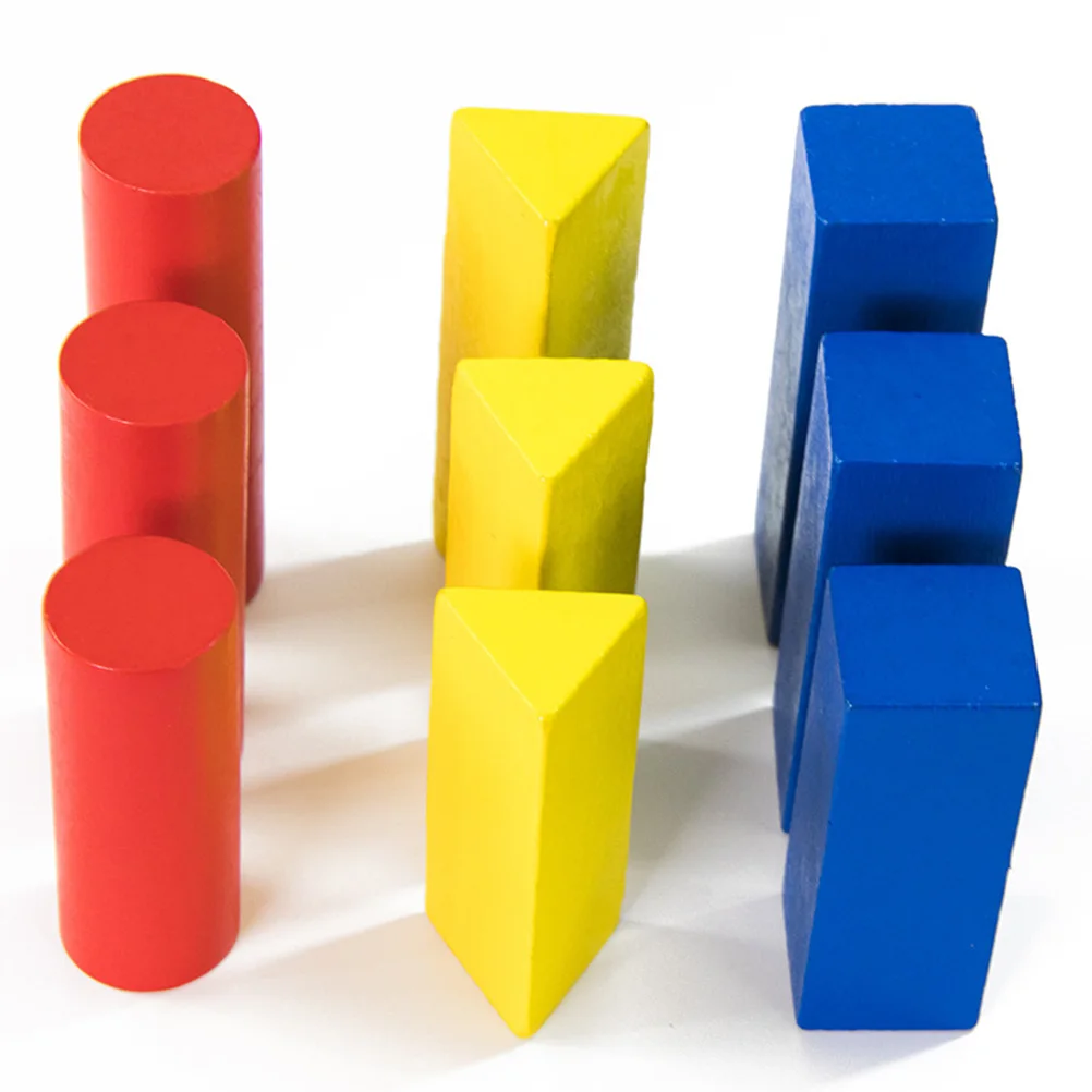 Geometría de educación temprana, juguetes geométricos profesionales, bloques de construcción, niños principales