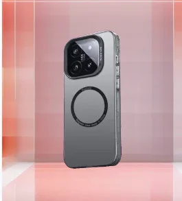 حافظة لهاتف Xiaomi 15T Pro 17 14T بسيطة من الأكريليك المغناطيسي المتجمد صديقة للبشرة ومضادة للسقوط لهاتف Xiaomi 15 14 T Pro Funda #1