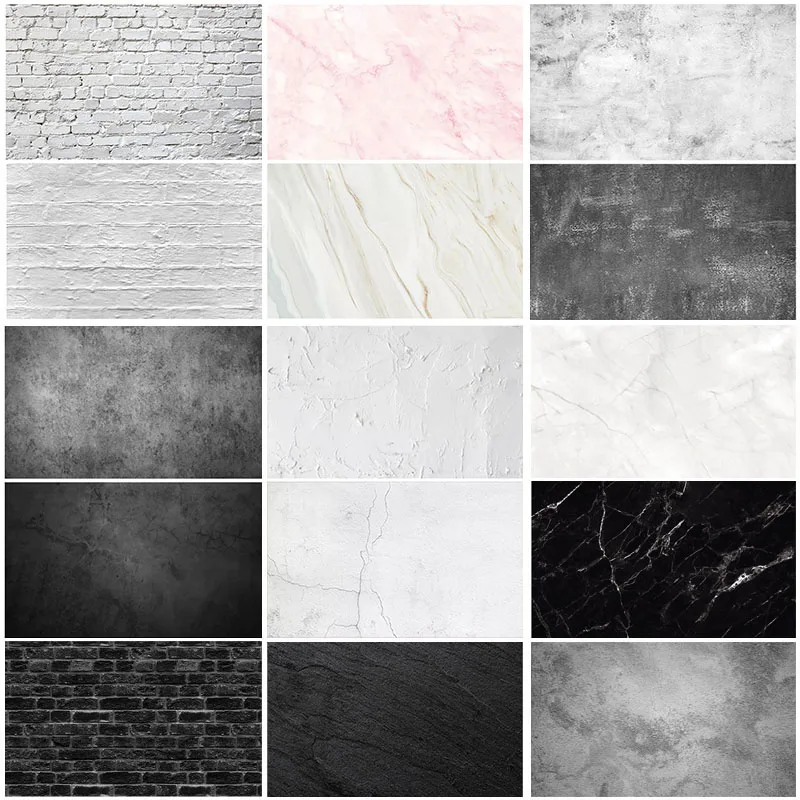 Marble Photography Backdrops 57*87CM 2 Sided Wood Grain Photo Background Wallpaper Studio Waterproof Products Photographic Props