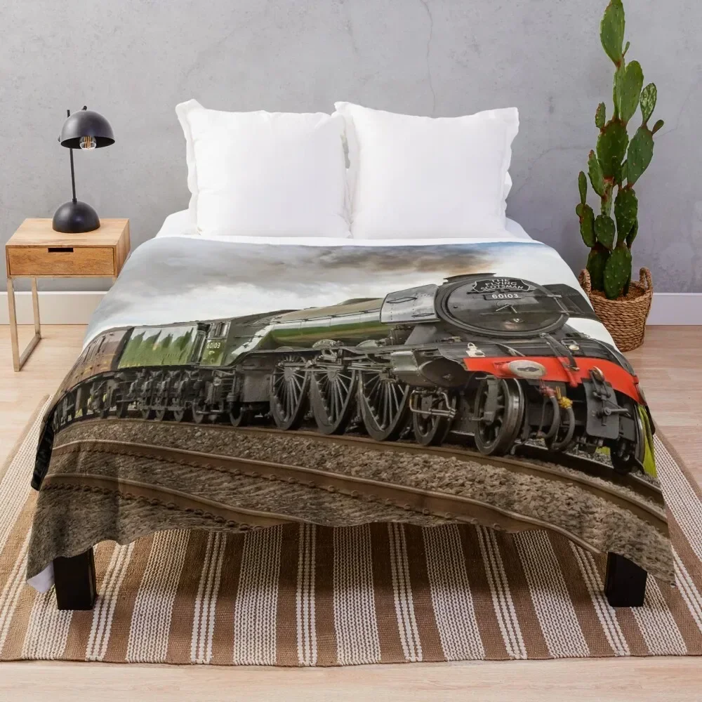 

Flying Scotsman Throw Blanket Lightweight Cozy Blanket for Bed Sofa