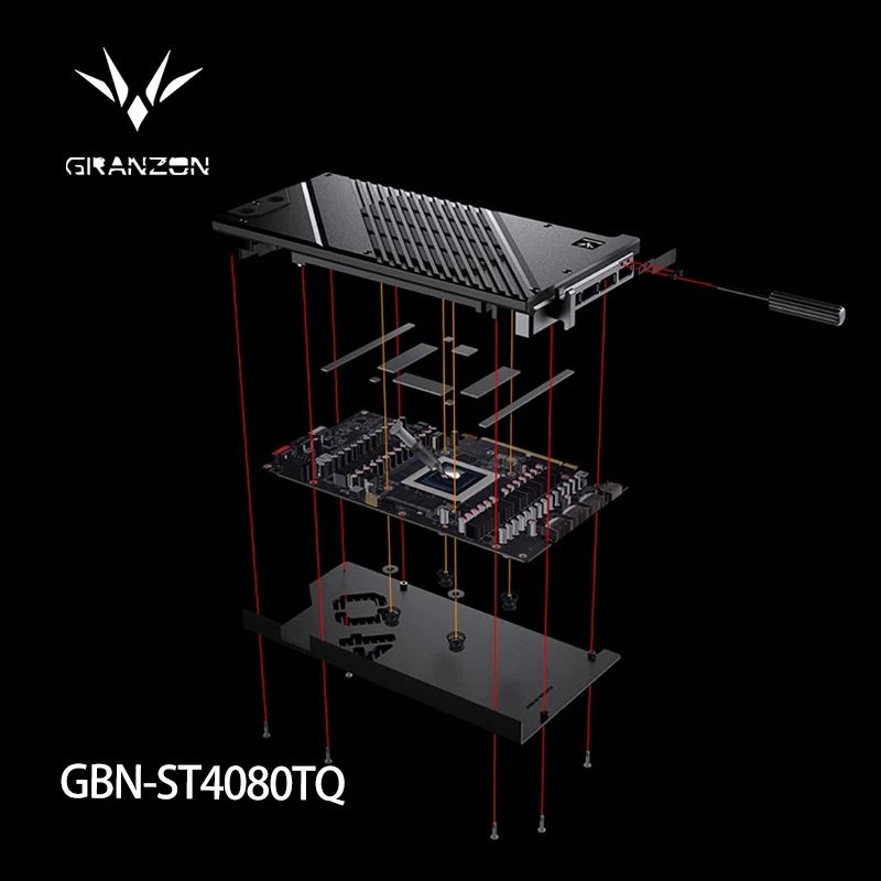 �y�Z�[�����zGranzon GBN-ST4080TQ GPU �E�H�[�^�[�u���b�N ZOTAC GeForce RTX 4070Ti 4080 AMP Extreme AIRO /Trinity �r�f�I�J�[�h / �����x���H�p