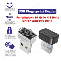 Lector de llaves de huellas dactilares USB para Windows 10/11 Hello, escáner biométrico de llave de seguridad, módulo Sensor de huellas dactilares para PC, sin contraseña