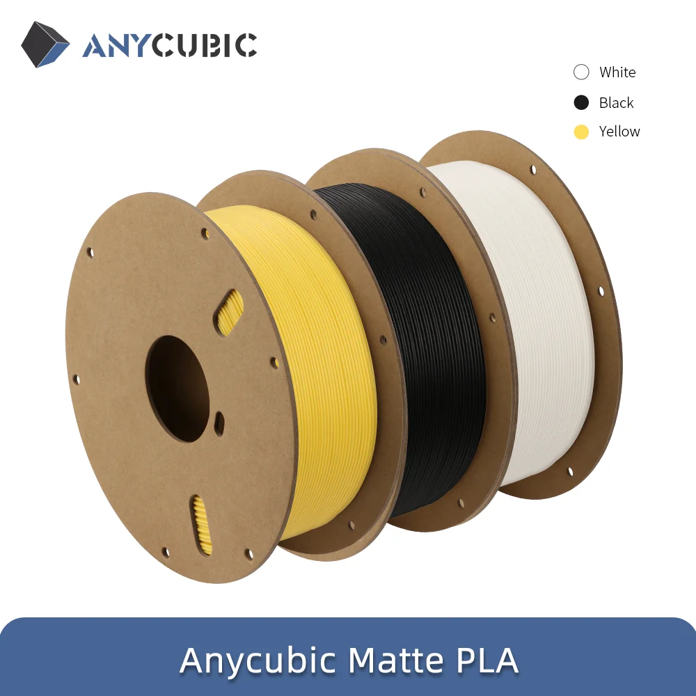 

ANYCUBIC Matte PLA 3D Printer Filament 1.75mm 1kg/Roll PLA Filament 3D Printing Material For FDM 3D Printer