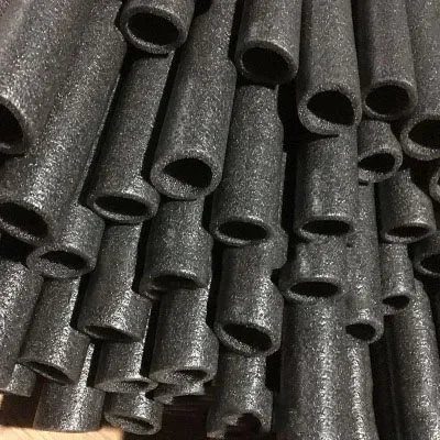 Tubo protector acolchado EPE negro – Aislamiento militar de alta densidad