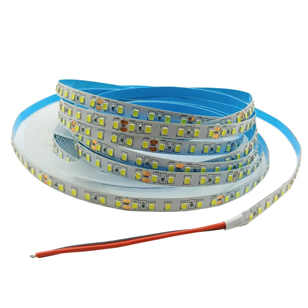 

5M 600LEDs LED Strip 2835 DC12V 24V 120LEDs/M Home Red Ice Blue Green Yellow Pink Flexible And Cuttable Soft Lamp Bar