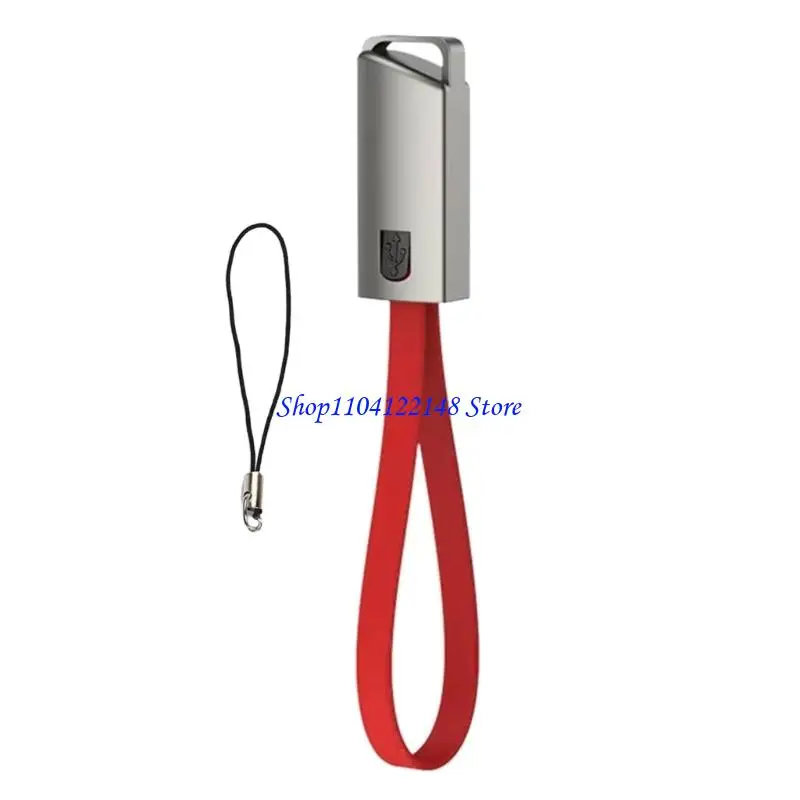 P9FA Lightweight Keychain USB to Type C Cable 2.4A Fast Charging 480Mbps Sync Cord