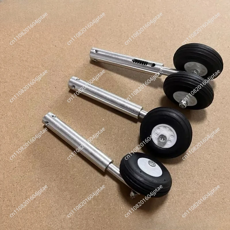 36mm PU Wheels H:100mm Lightweight Aluminum Alloy Anti-Vibration Landing Gears D3/4 for Retractable LG RC Airplane Models Parts