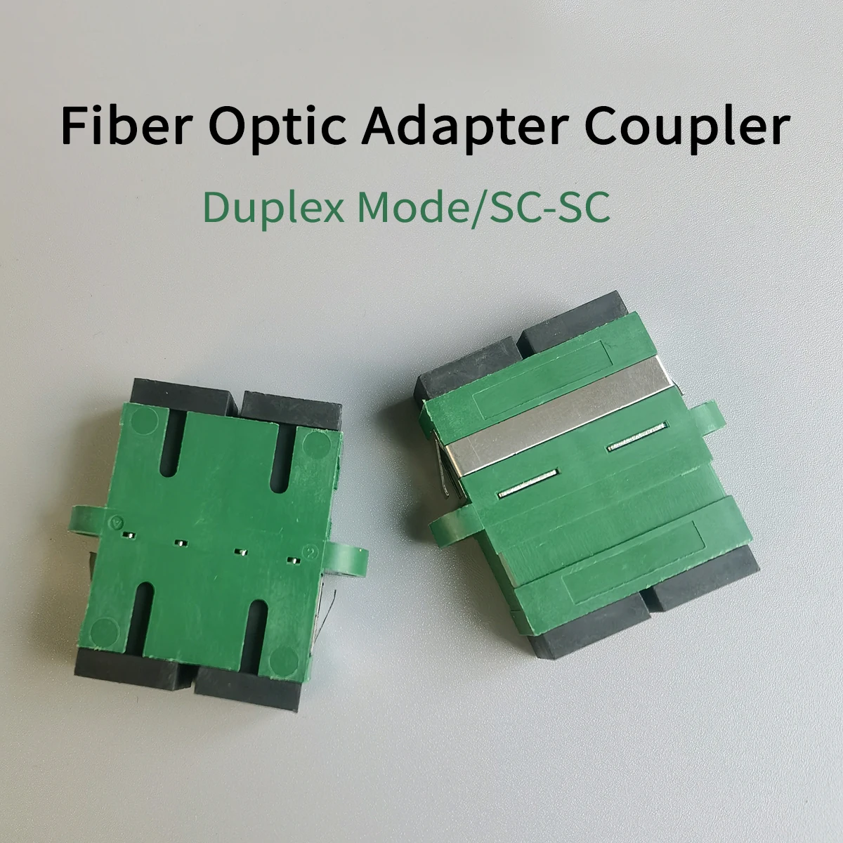 

10 pcs Fiber Coupler SC-SC Flange FTTH Fiber Optic Adapter APC Duplex Mode SC-SC Fiber Flang Optical Fiber Adaptor