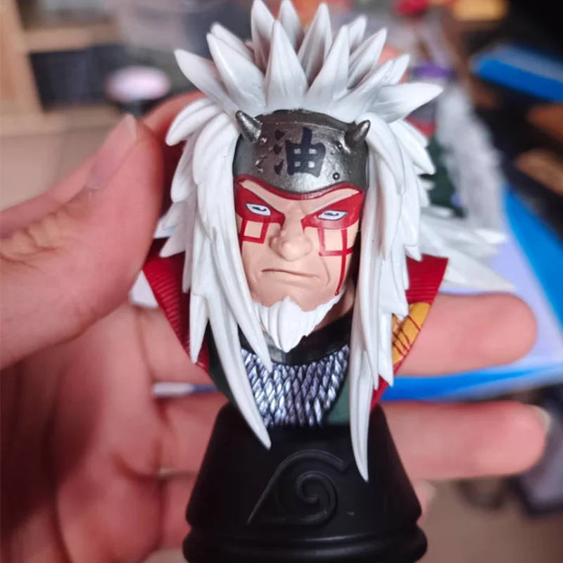 

16cm Jiraiya Figure Naruto Action Figures Two Heads Figurine Desk Decoration Doll Collection Statue Model Toys Birthday Gifts