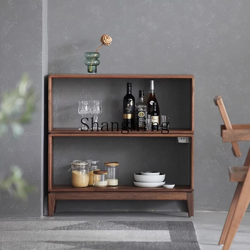 PYH solid wood home living room bedroom bay window storage locker integrated combination lattice cabinet