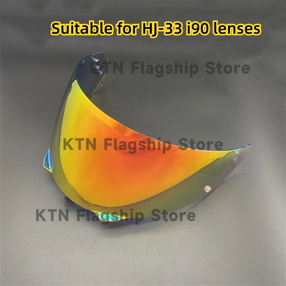 Suitable for HJ-33 i90 lens dazzling sunscreen HD motorcycle helmet mirror UV protection day and night