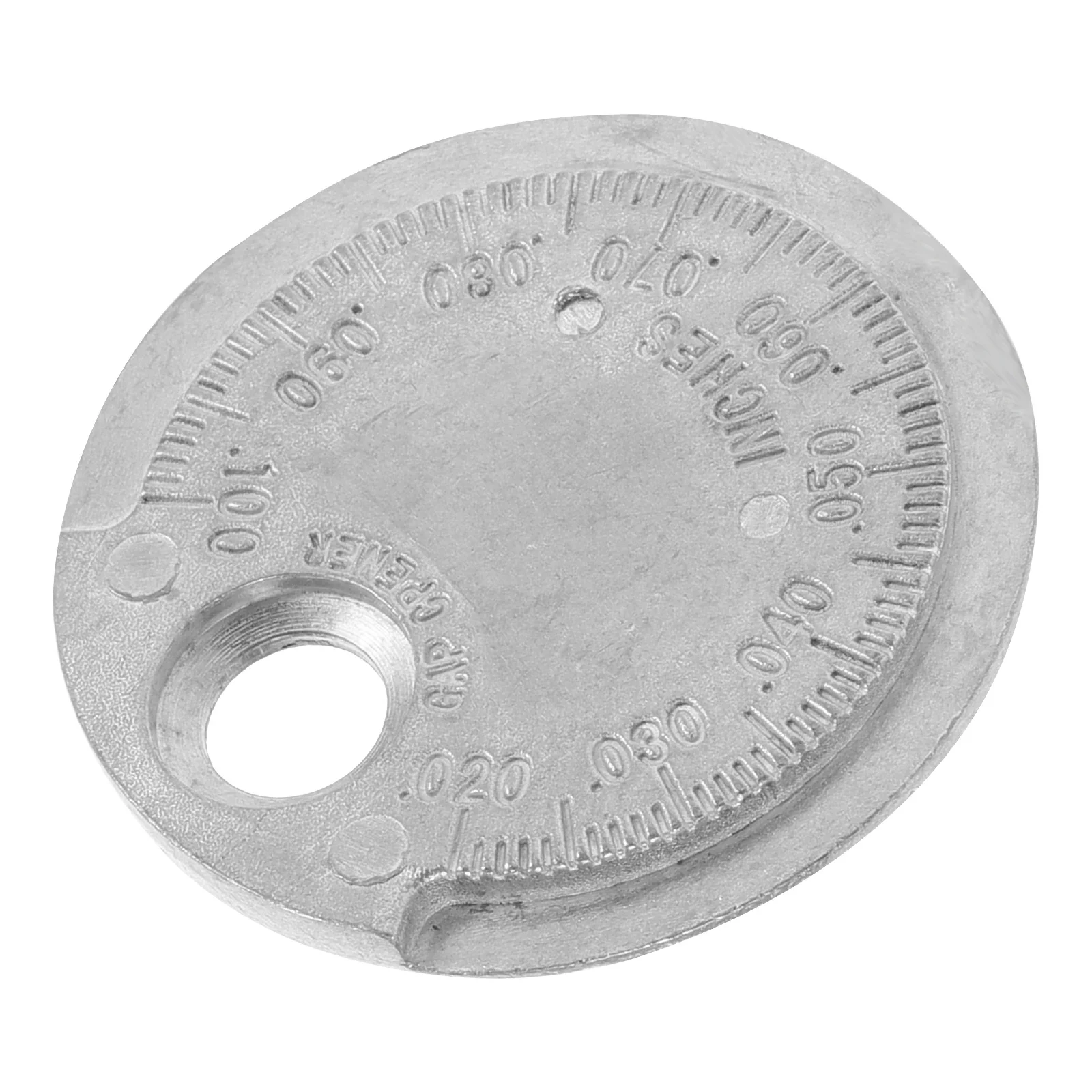 스파크 플러그 갭 게이지 도구 전문 휴대용 정확한 와이어 스파크 플러그 측정 내구성 있는 아연-알루미늄 합금