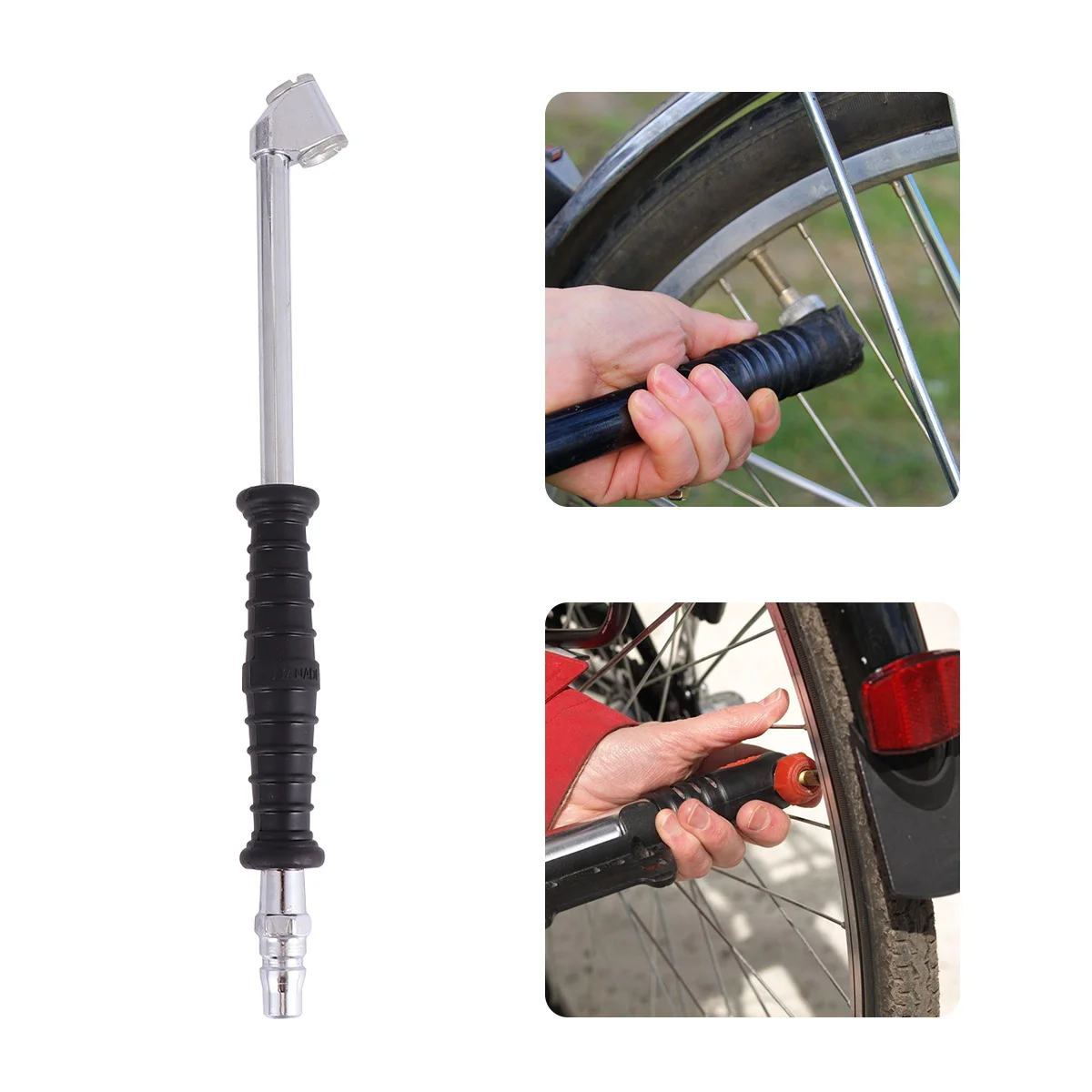 

Multifunctional Air Inflation Nozzle Durable Tire Pump Adapter For Car Bike Motorcycle Repair Maintenance Air Input Connector