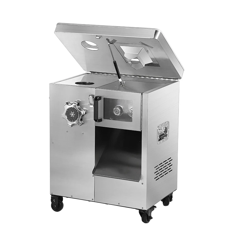 مفرمة لحم صناعية عمودية من الفولاذ المقاوم للصدأ 304 من الفولاذ المقاوم للصدأ