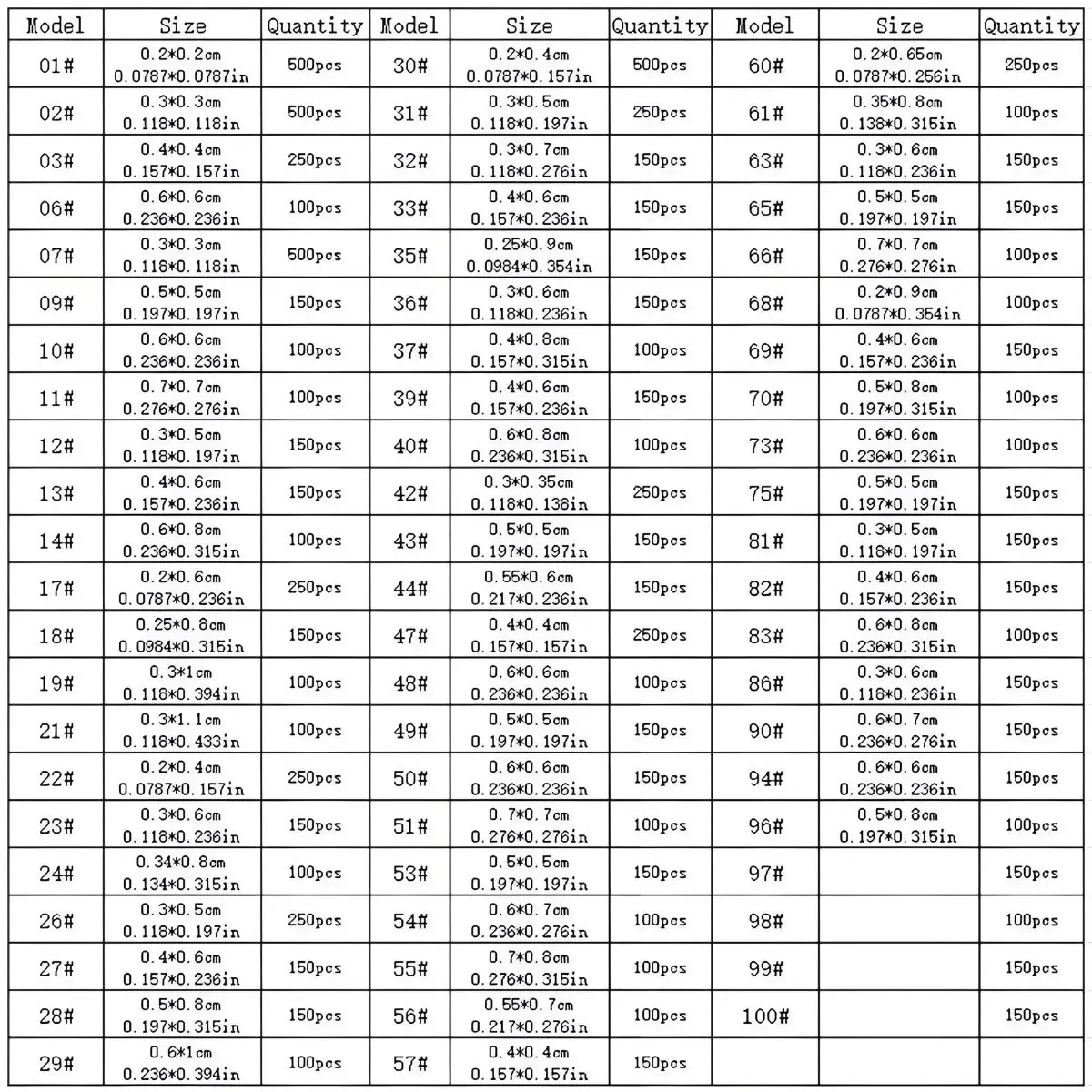 White Clear different shaped Crystal Sleek Rhinestone 3D Manicure Nail Art Decoration Charms Jewelry 100-500pcs