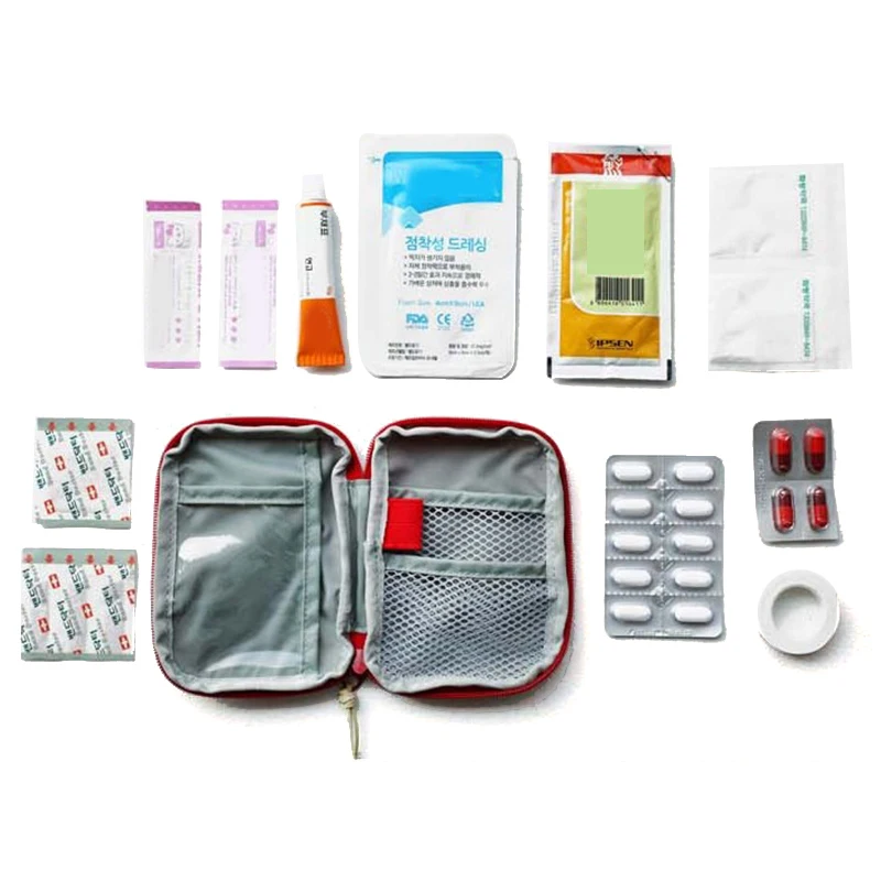 Portable Travel Medicine Bag Mini First Aid Kit Medicine Emergency Kits Organizer Outdoor Household Medicine Pill Storage Bag