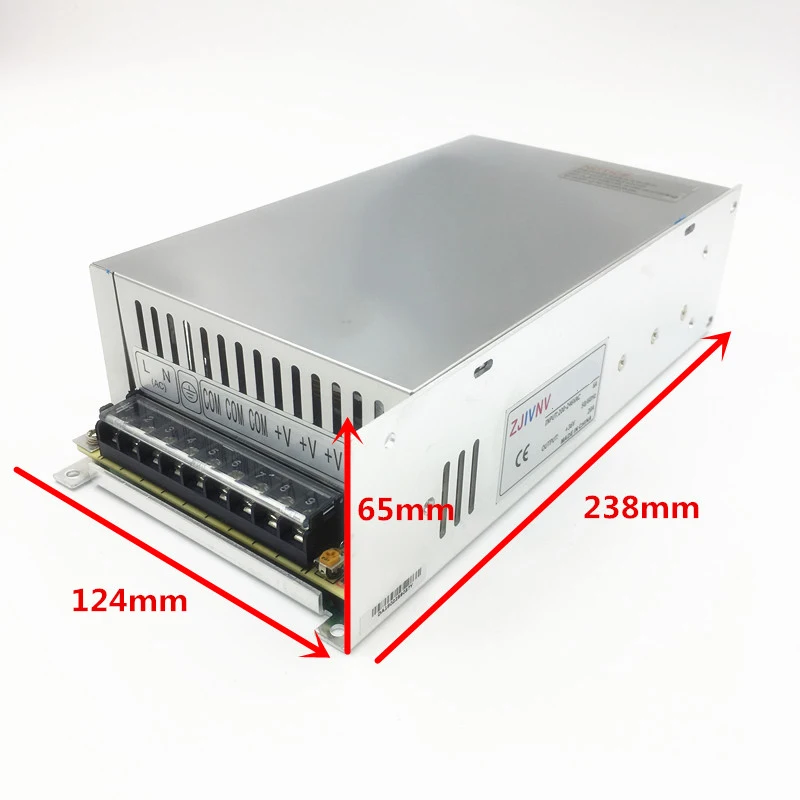 Imagem -04 - Comutação de Entrada da Fonte de Alimentação 1000 w 200 V240 v ou V130vac ac dc Smps S1000-90vdc Aprovação ce 90 v 11a