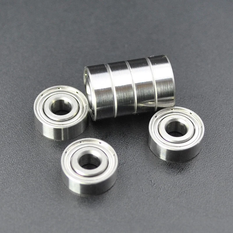 10 Uds MR83 ZZ 3*8*3mm rodamiento en miniatura de alta velocidad 0830 MR83 2Z diámetro interior 3mm rodamientos de bolas