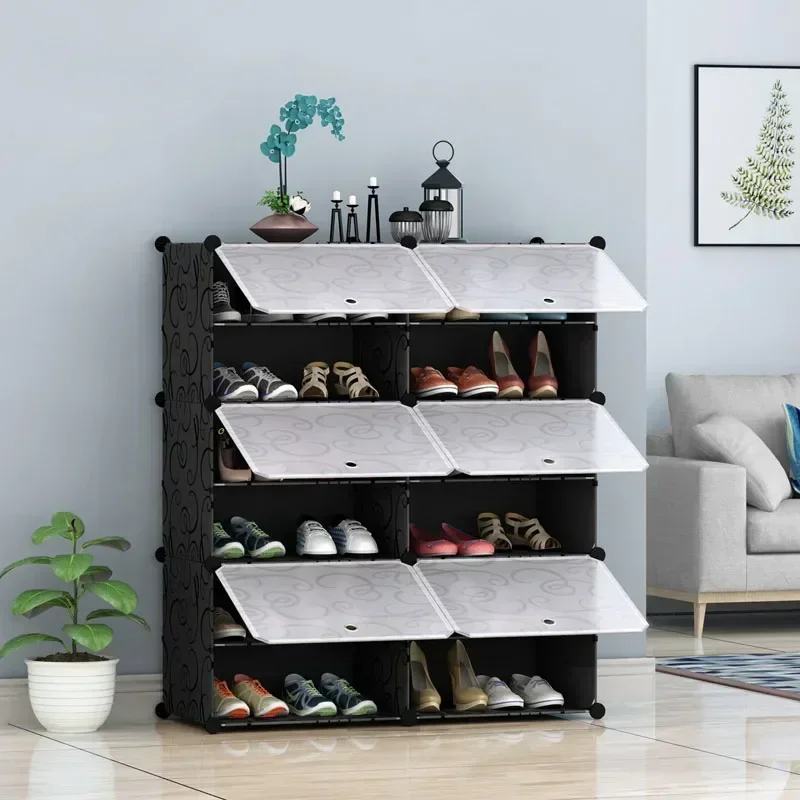 Zapatero Organizador Zapatos Organizer Storage Shoe Rack Entryway Shoe Cabinets Transparent Low Price Zapateros Home Furniture